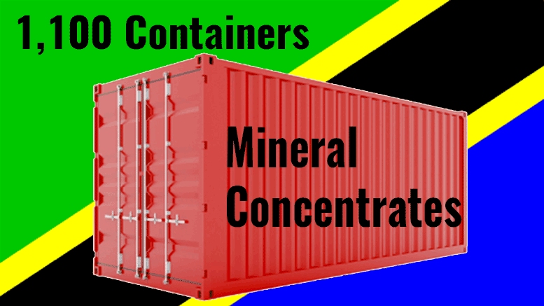 Tanzania Containers Mineral Concentrates