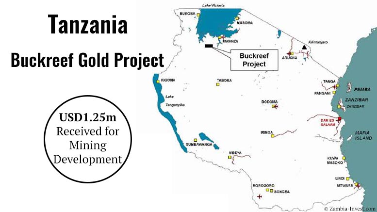 Tanzania Buckreef gold mine financing 2016