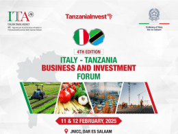 Italy-Tanzania Business Forum 2025