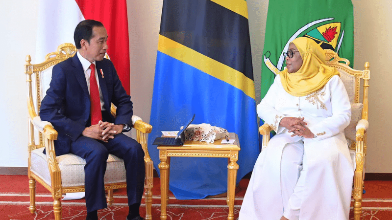 Joko Widodo Samia Suluhu Hassan